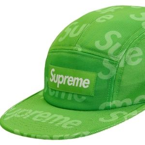 Supreme Lenticular Logo Camp Cap Lime